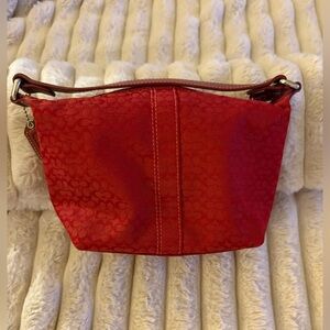 Coach Red Small/Medium Purse